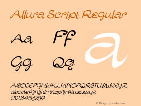 Allura Script 图片样张