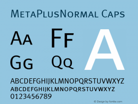 MetaPlusNormal Caps Altsys Fontographer 4.0.3 07-05-2003图片样张