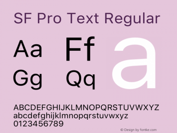 sf pro text regular