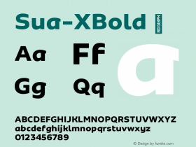 ☞Sua XBold Version 2.000;PS 002.000;hotconv 1.0.88;makeotf.lib2.5.64775;com.myfonts.bytype.sua.extrabold.wfkit2.ifrx Font Sample