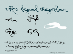 vtks legal Version 1.00 December 2, 2010, initial release Font Sample