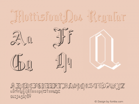 MottisfontNo4 Regular 001.003 Font Sample