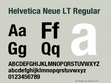 HelveticaNeueLT-BoldCondObl 006.000 Font Sample