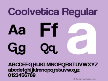 Coolvetica Version 2.000 2004图片样张