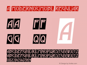 a_ModernoCmObl Regular 001.002 Font Sample