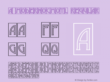 a_ModernoCmOtl Regular 01.02图片样张