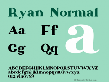 Ryan Normal Version 1.00图片样张