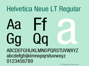 HelveticaNeueLT-CondensedObl 006.000 Font Sample