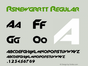 Rsnewgrrtt Regular Unknown图片样张