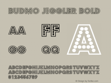 Budmo Jiggler Bold 1.1图片样张