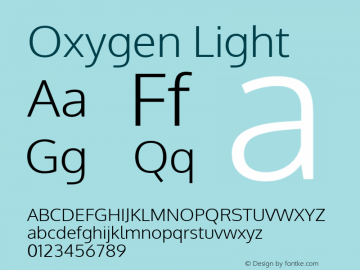 Oxygen Light 图片样张