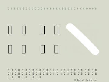 RoundedMplus1cLight Version 1.0图片样张