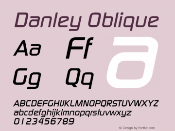 Danley Oblique 1.000图片样张