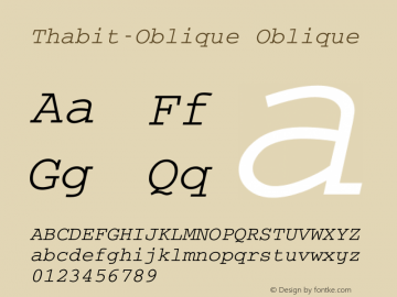 Thabit-Oblique Oblique 图片样张
