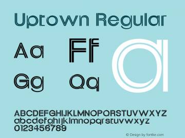 Uptown Regular Unknown图片样张