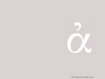 GFS Didot Regular  Font Sample