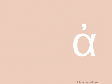 Arimo Regular  Font Sample