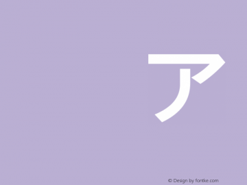 Droid Sans Japanese Regular 图片样张