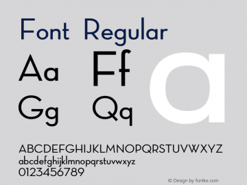 Font Version 1.00 February 16, 2017, initial release图片样张