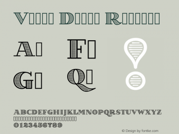 Villa Didot Regular 1.000 Font Sample