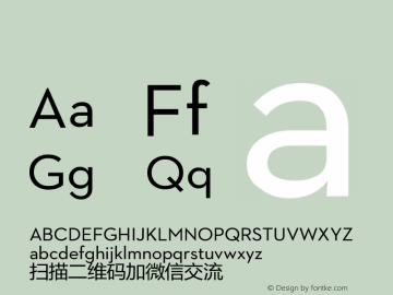 .苹方-简 细体  Font Sample