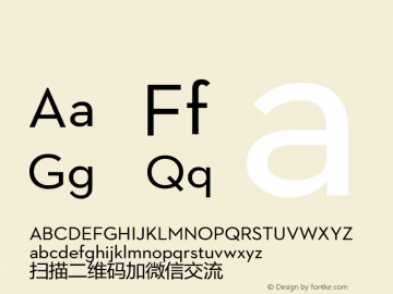 .苹方-简 纤细体  Font Sample