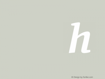 Manuale SemiBold Italic  Font Sample