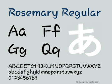 Rosemary Version 1.716; Build 20110708图片样张