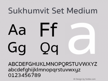 SukhumvitSet-Medium 9.0d4e1图片样张