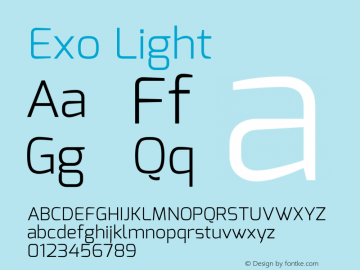 Exo Light Version 1.00图片样张