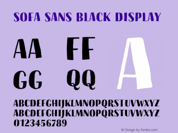 SofaSansHand-BkDP Version 1.054;PS 001.054;hotconv 1.0.88;makeotf.lib2.5.64775 Font Sample