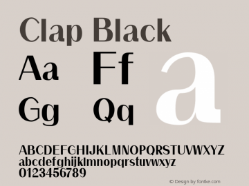 Clap Black Version 1.0图片样张