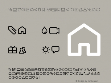 AntipastoIcons-Regular Version 1.000 | wf jerry图片样张