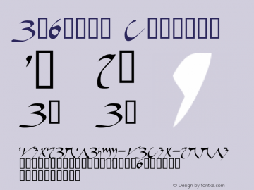 Kathasa Regular Altsys Fontographer 4.0.3 04.06.1994 Font Sample