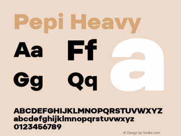 pepi font family download google font