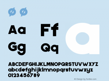 ø Version 1.00 October 24, 2012, initial release Font Sample