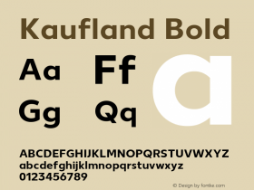 Kaufland Regular Bold Version: 9.000图片样张