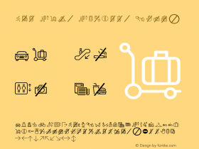 Iro Sans Symbols Light Version 1.005 Font Sample