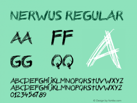 Nerwus Regular 1.0图片样张