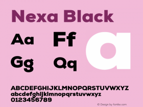 Nexa Black Version 1.000图片样张