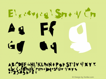 Electrical Snow Condensed Version 0.02 Font Sample