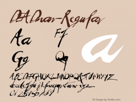 ☞DEADman-Regular Version 1.5 2006;com.myfonts.easy.volcano.deadman.regular.wfkit2.version.2CEj图片样张