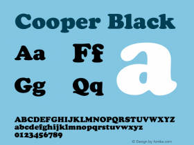 Cooper Black 