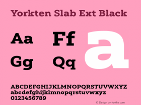 Yorkten Slab Ext Black Version 1.000图片样张