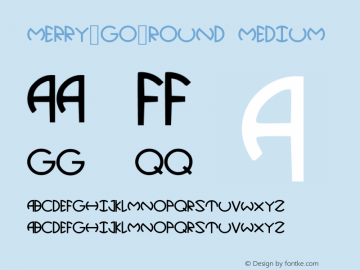 Merry_Go_Round Version 001.000 Font Sample