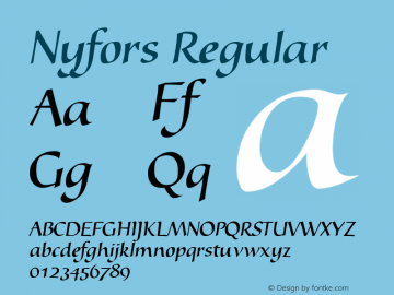 Nyfors Macromedia Fontographer 4.1.4 01‐11‐17图片样张