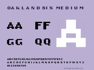OaklandSix Medium Version 1.00图片样张
