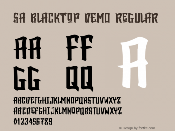 SA BlackTop DEMO Version 1.5图片样张