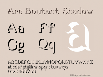ArcBoutant-Shadow Version 1.000图片样张