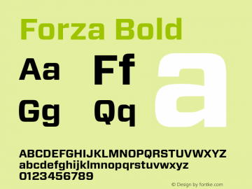 Forza-Bold Version 1.201图片样张